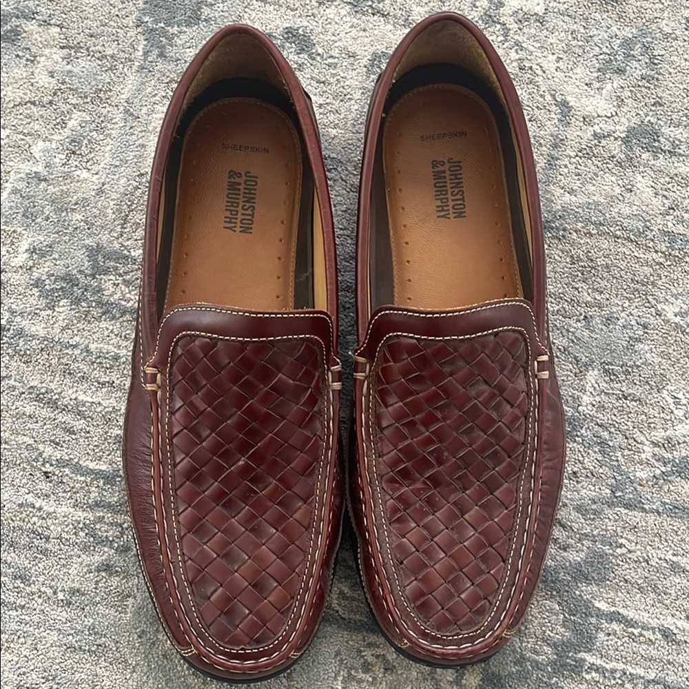 Johnson & Murphy Men's Woven Loafers